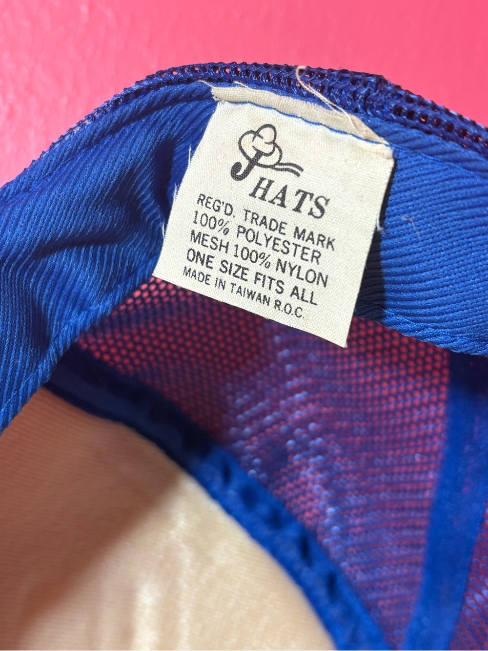 J Hats VINTAGE New Orleans Birthplace of Jazz Trucker Hat GUC White Blue Bourbon - Picture 7 of 8